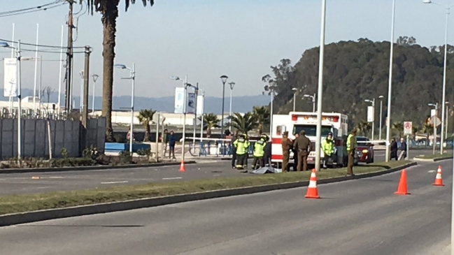 Adulto mayor murió al ser atropellado por una micro en Talcahuano