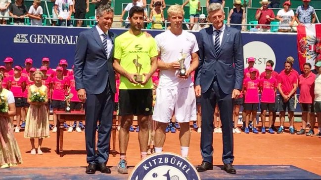 Hans Podlipnik cayó en la final de dobles del ATP 250 de Kitzbühel