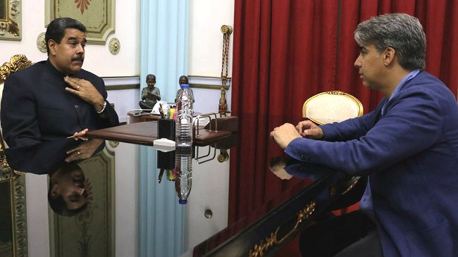 Marco Enríquez-Ominami se reunió con Nicolás Maduro en Caracas