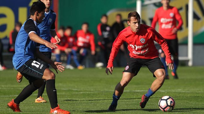 La selección chilena sub 21 igualó con Magallanes en su preparación para jugar con Francia