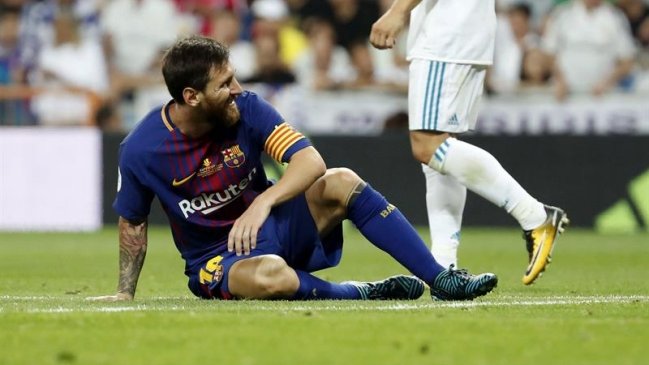Captan a Lionel Messi insultando a Sergio Ramos en la Supercopa