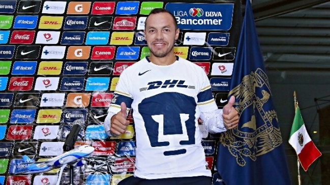 Marcelo Díaz en su presentación en Pumas: 