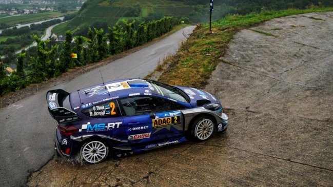 Ott Tänak se mantuvo en el primer puesto en el Rally de Alemania