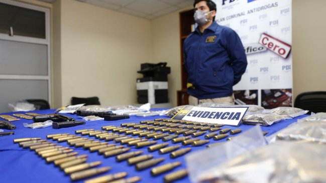 Decomisan armamento de guerra en operativo antidroga