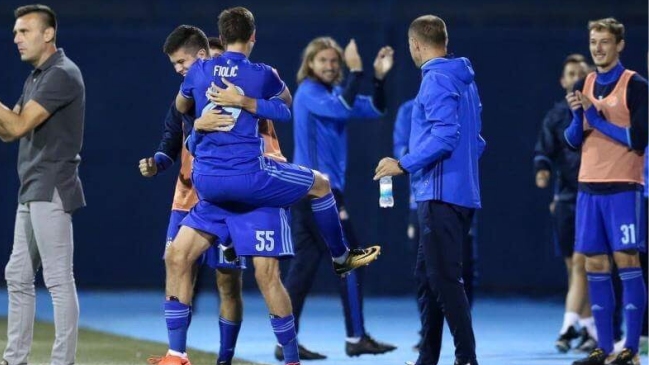 Junior Fernandes y Angelo Henríquez jugaron en la victoria de Dinamo Zagreb