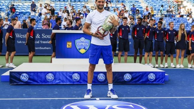 Grigor Dimitrov se quedó con los máximos honores en Cincinnati