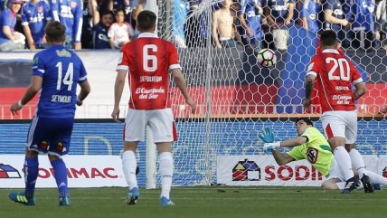 Seymour anotó ante Huachipato y celebró después de seis años un gol con la U