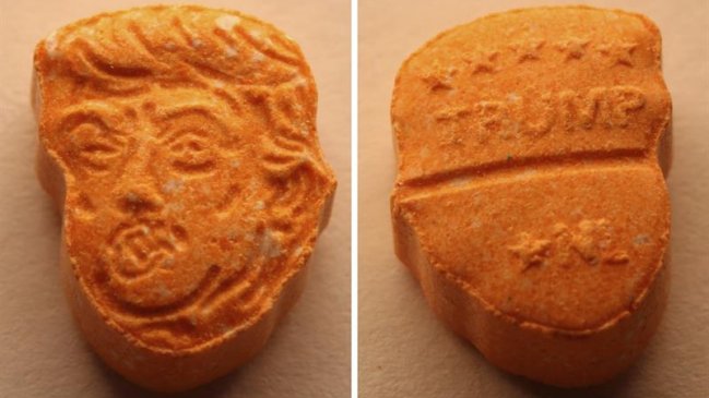 Incautan 5.000 pastillas de éxtasis con el rostro de Trump