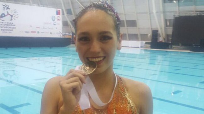 La chilena Isidora Letelier ganó medalla de oro en el Panamericano de nado sincronizado