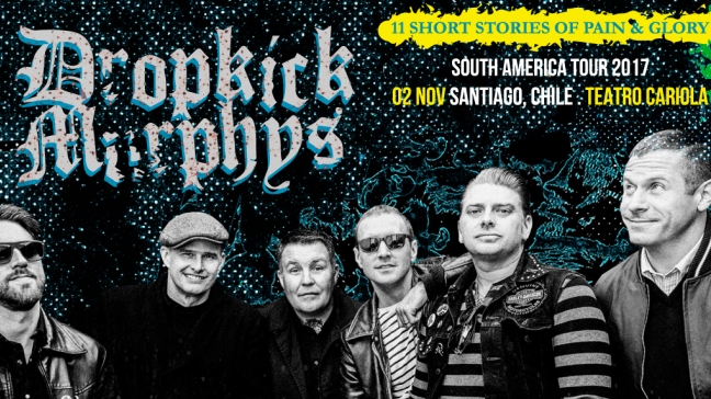 Dropkick Murphys regresará a Chile en noviembre