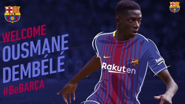 FC Barcelona confirmó millonario fichaje de Ousmane Dembélé