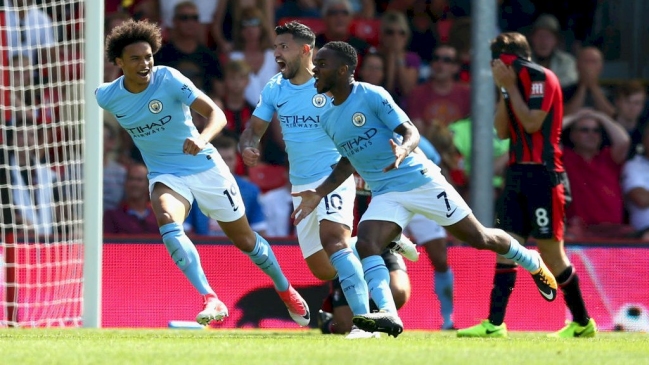 Manchester City salvó agónica victoria ante Bournemouth en la liga inglesa