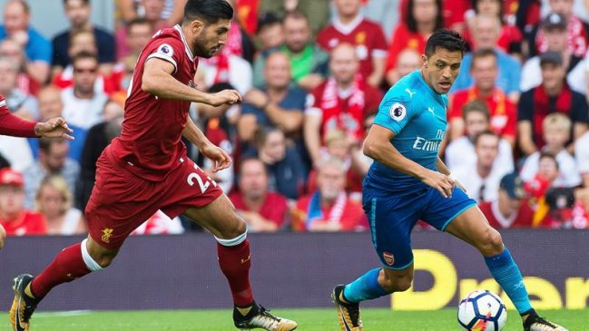 Liverpool barrió con Arsenal en un opaco retorno de Alexis Sánchez