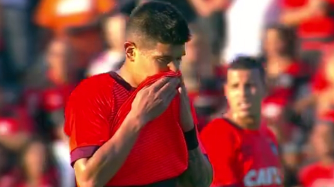 El ímpetu de Pavez fue insuficiente en la derrota de Atlético Paranaense ante Flamengo