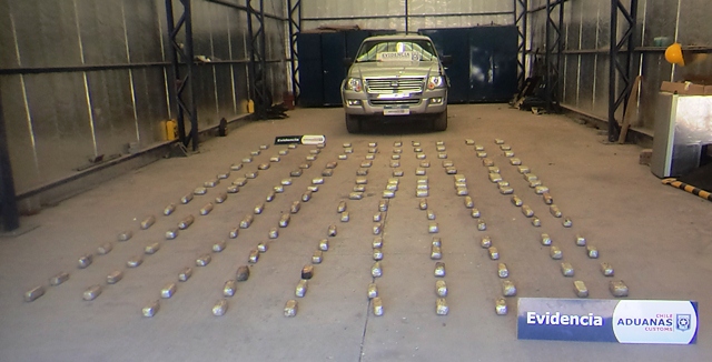 Aduana incautó más cien kilos de droga en Antofagasta