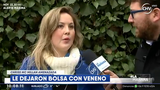 Chriss McMillan detalló las amenazas de muerte que recibió