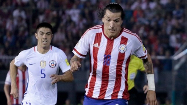 Federico Santander es la primera baja de Paraguay para enfrentar a Chile