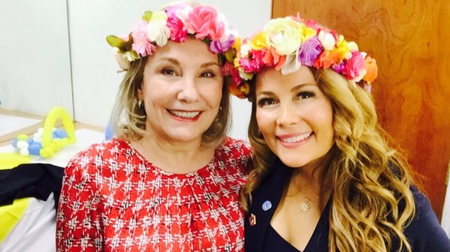 Cecilia Morel celebró con adultos mayores que pasaron agosto en Maipú