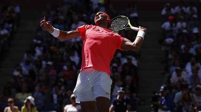 Rafael Nadal se instaló con solidez en las semifinales del US Open