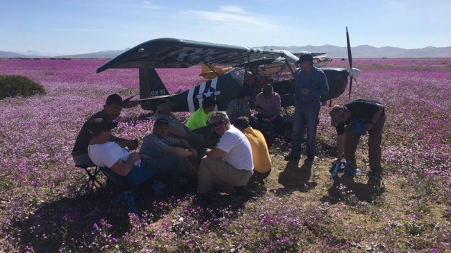 Eugenio Ponce Lerou integraba comitiva de aviadores que aterrizaron en el desierto florido