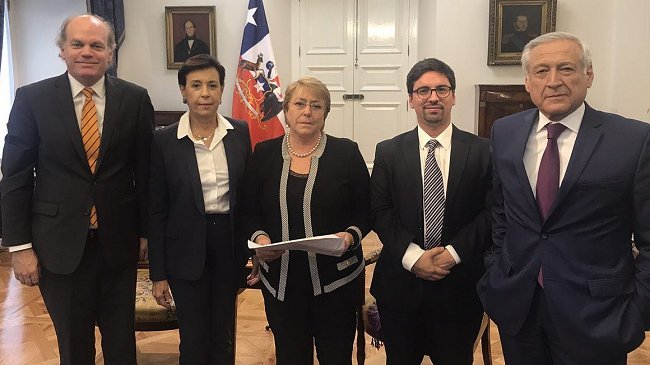 Bachelet recibió en La Moneda a dirigentes de la oposición venezolana