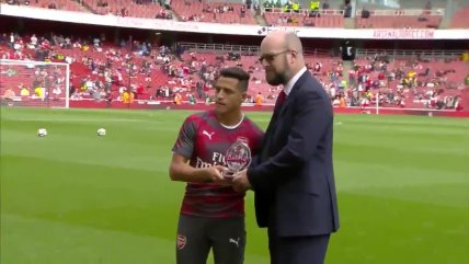 Alexis Sánchez fue distinguido como el mejor jugador de Arsenal en la temporada 2016-2017