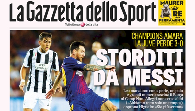 La prensa italiana se rindió ante el 