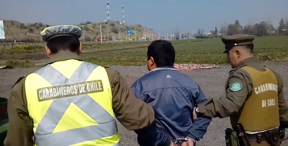Cinco detenidos tras robo de camión en Lampa