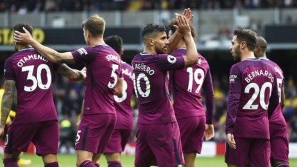 La goleada de Manchester City a Watford en la Premier