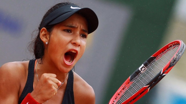 La chilena Jimar Gerald logró su primer triunfo en el tenis profesional con sólo 15 años