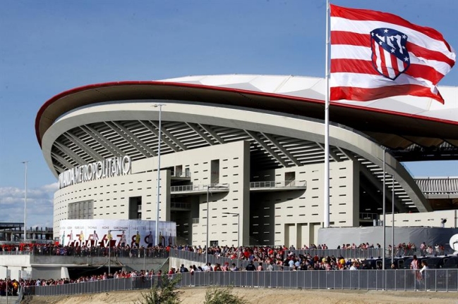 Flamante estadio de Atlético de Madrid albergará final de la Champions en 2019