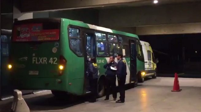 Víctima de robo murió tras ser apuñalado al interior de bus del Transantiago