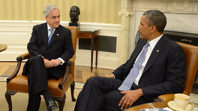 Piñera se reúne hoy en Washington con Barack Obama