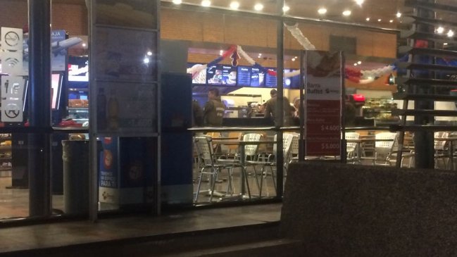 Delincuentes robaron caja fuerte desde servicentro en Lampa