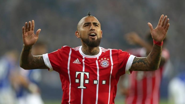 Arturo Vidal se despidió de Carlo Ancelotti