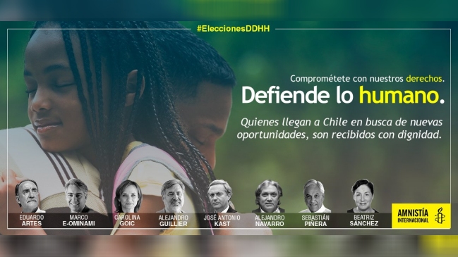 Amnistia Internacional pidió a candidatos presidenciales su compromiso con los DDHH
