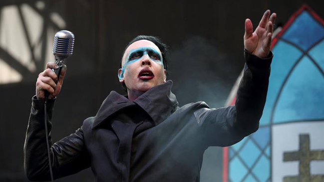 Marilyn Manson sufre grave accidente mientras realizaba show en vivo