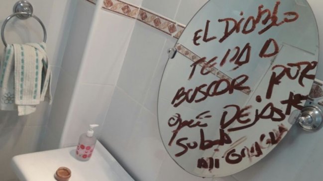 Ladrones dejaron satánico mensaje en casa de Arica