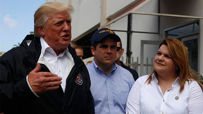Trump restó importancia a daños en Puerto Rico: Katrina fue una catástrofe real