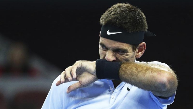 Del Potro no pudo aprovechar su ventaja y terminó eliminado ante Dimitrov en China