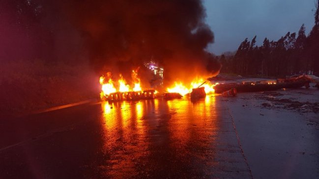 Pescadores artesanales del Biobío se manifiestan contra el Gobierno