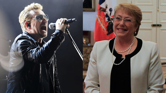 Michelle Bachelet fue destacada por U2 como mujer líder