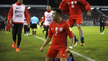  La eufórica celebración de Chile al vencer a Ecuador en el Estadio Monumental 