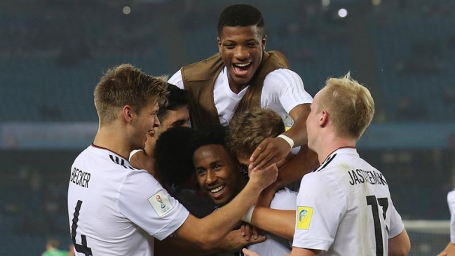 Alemania goleó a Colombia y avanzó con comodidad a cuartos de final del Mundial sub 17