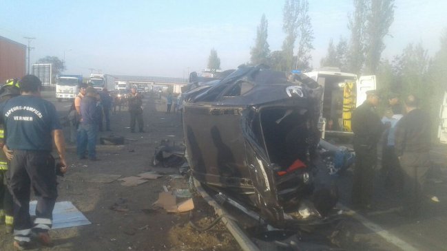 Tres fallecidos dejó accidente de tránsito en la Región de O'Higgins