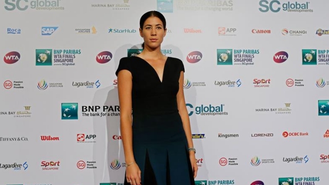 La WTA eligió a Garbiñe Muguruza como la jugadora del año