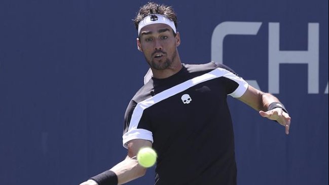 Fabio Fognini derribó en dura batalla a Jack Sock y avanzó a semifinales en Estocolmo