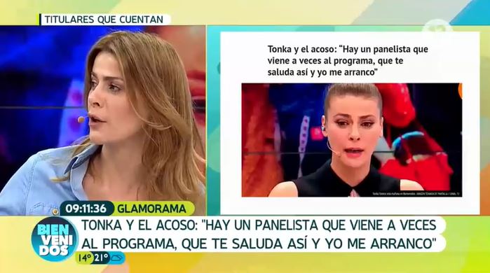 Tonka Tomicic denunció a acosador que se pasea por la televisión chilena