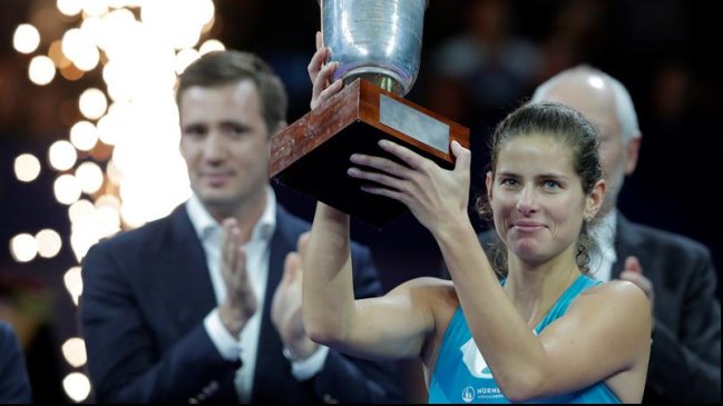 WTA de Moscú: Julia Goerges cobró su primer título de la temporada ante Daria Kasatkina