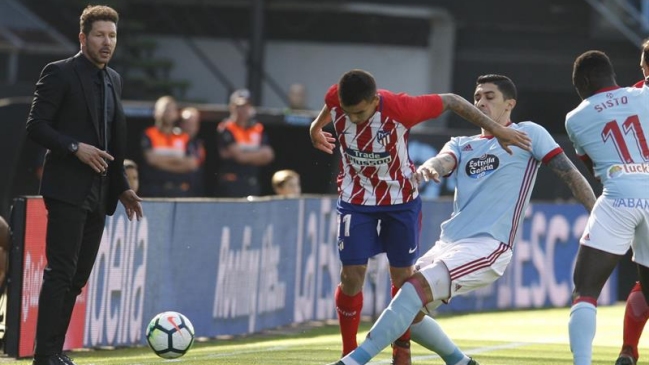 Atlético de Madrid doblegó a Celta con Pedro Pablo Hernández de titular